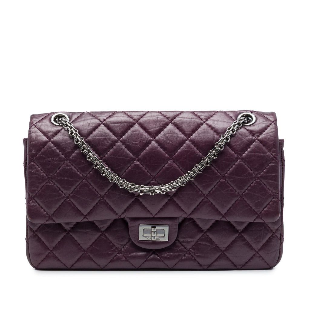 Chanel Quilted Metallic Aged Calfskin Reissue 2.55 Double Flap 226