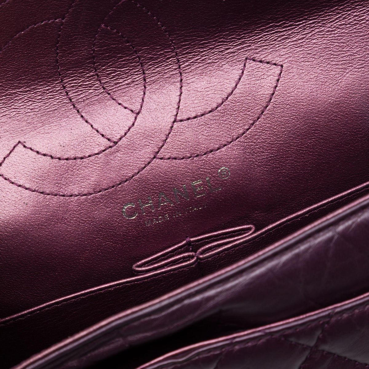 Chanel Quilted Metallic Aged Calfskin Reissue 2.55 Double Flap 226