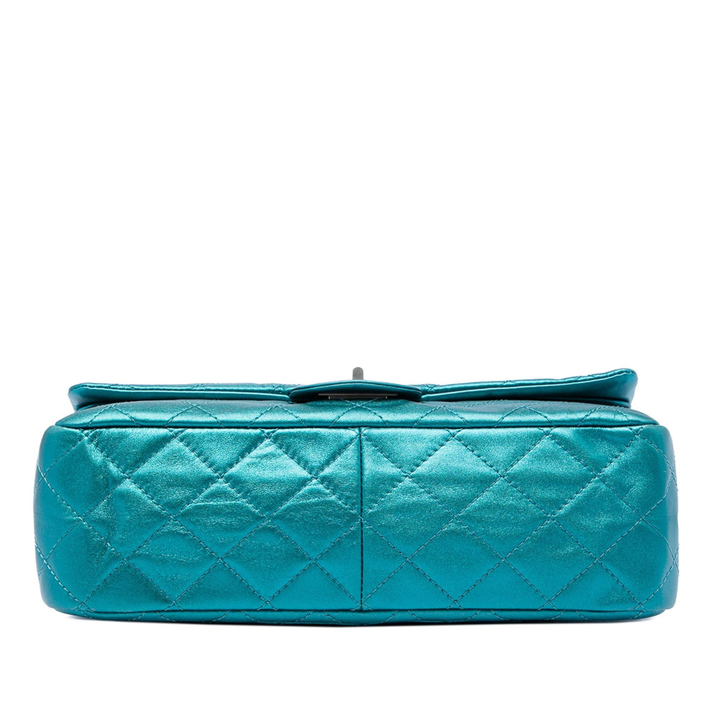 Chanel Quilted Metallic Calfskin Reissue 2.55 Flap 227