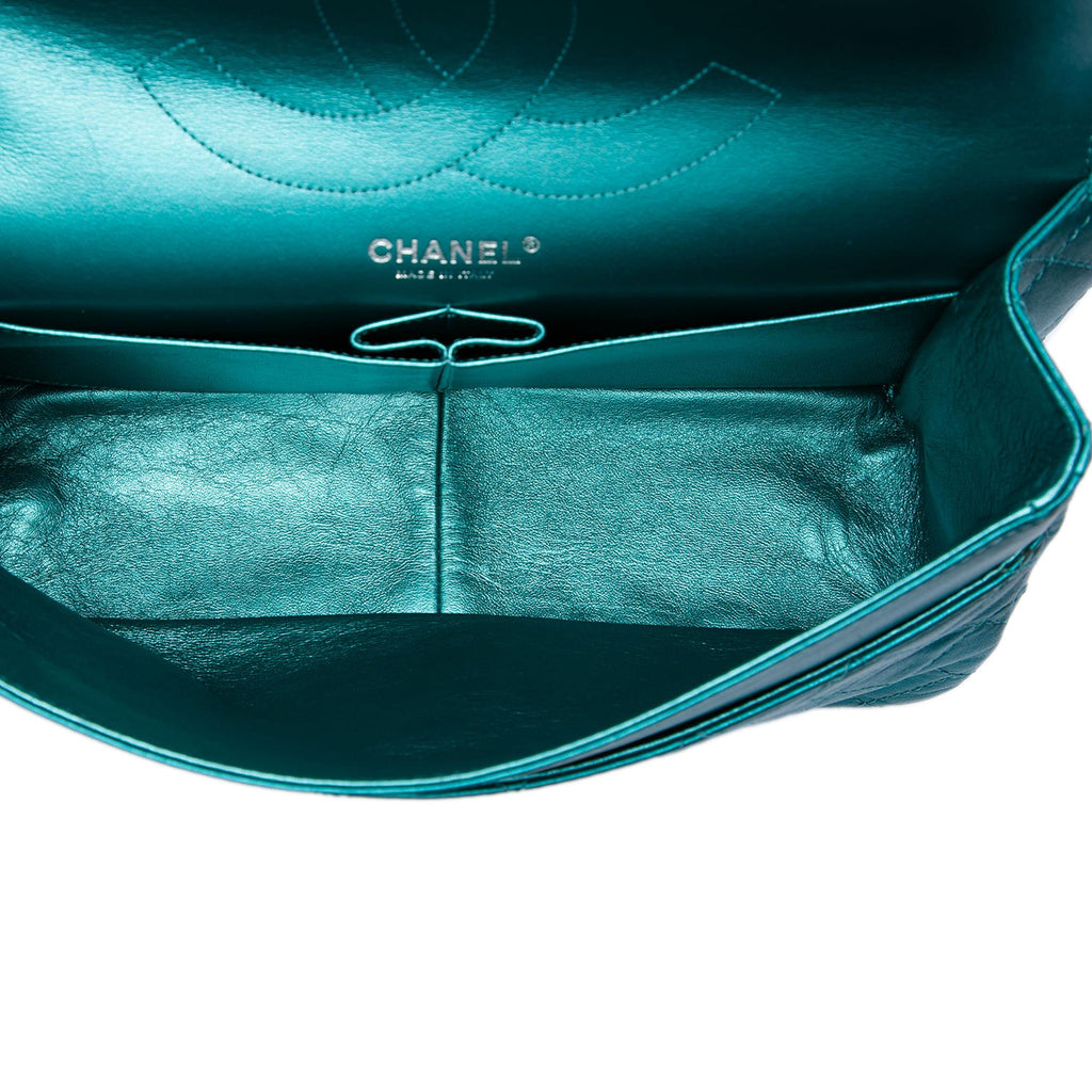 Chanel Quilted Metallic Calfskin Reissue 2.55 Flap 227