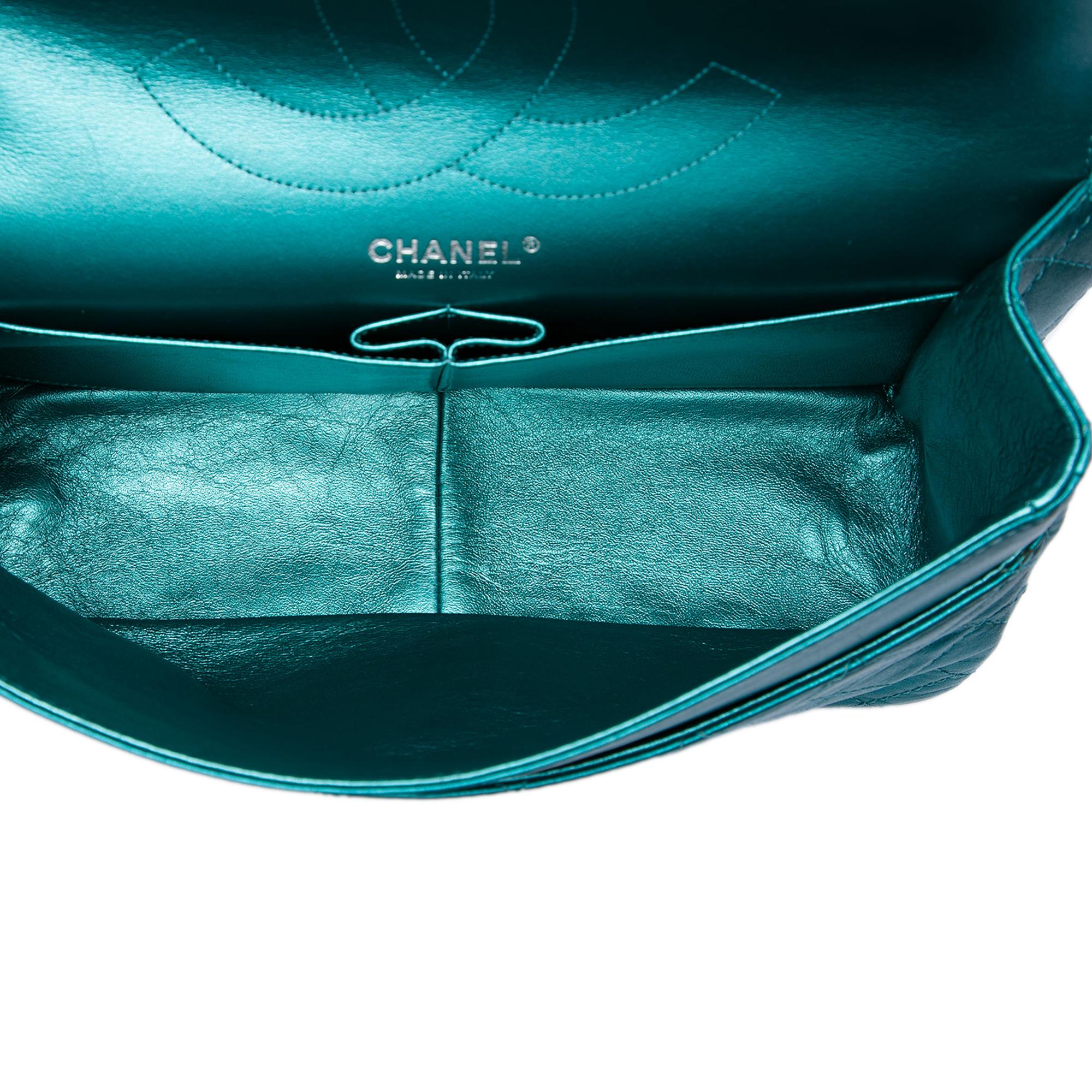 Chanel Quilted Metallic Calfskin Reissue 2.55 Flap 227