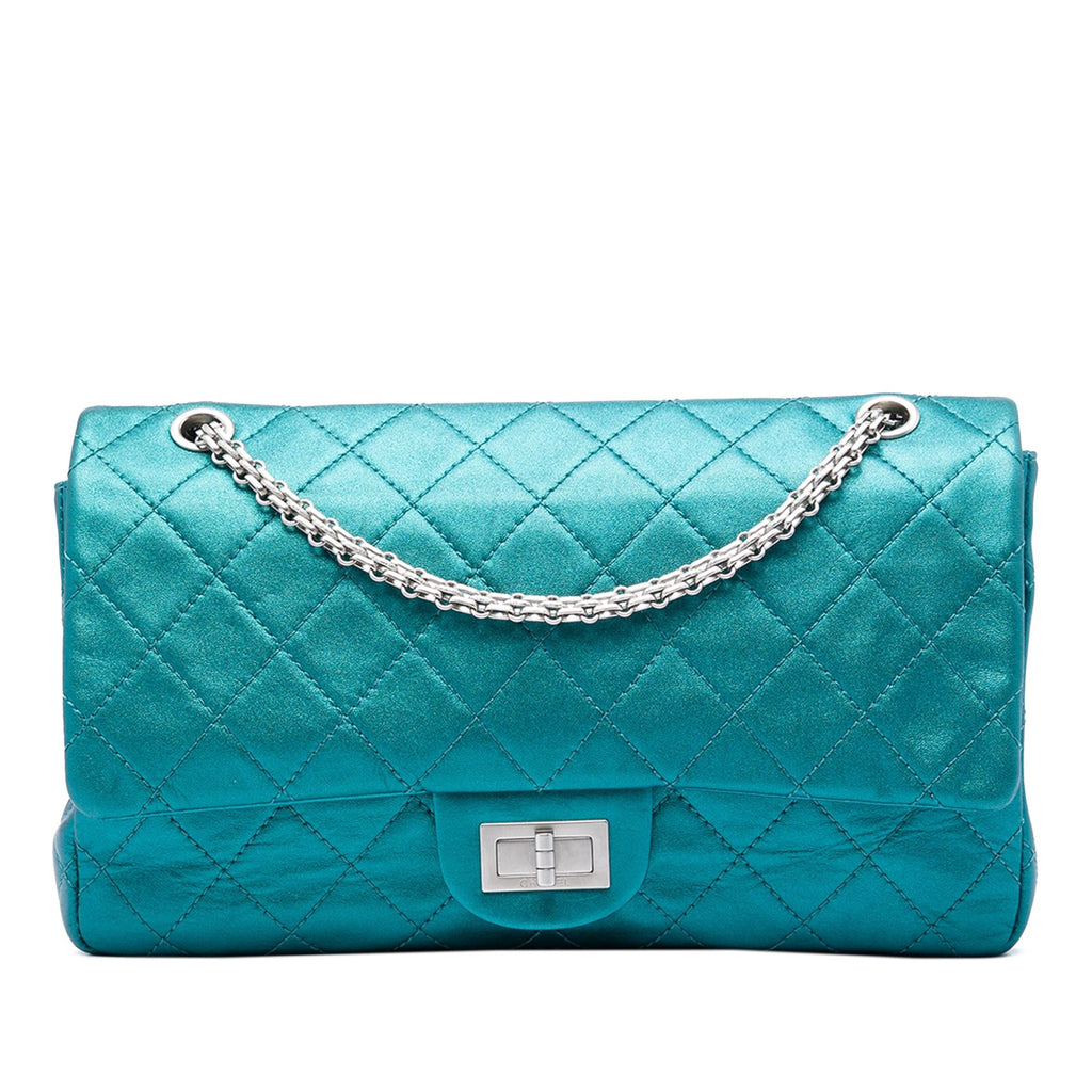 Chanel Quilted Metallic Calfskin Reissue 2.55 Flap 227