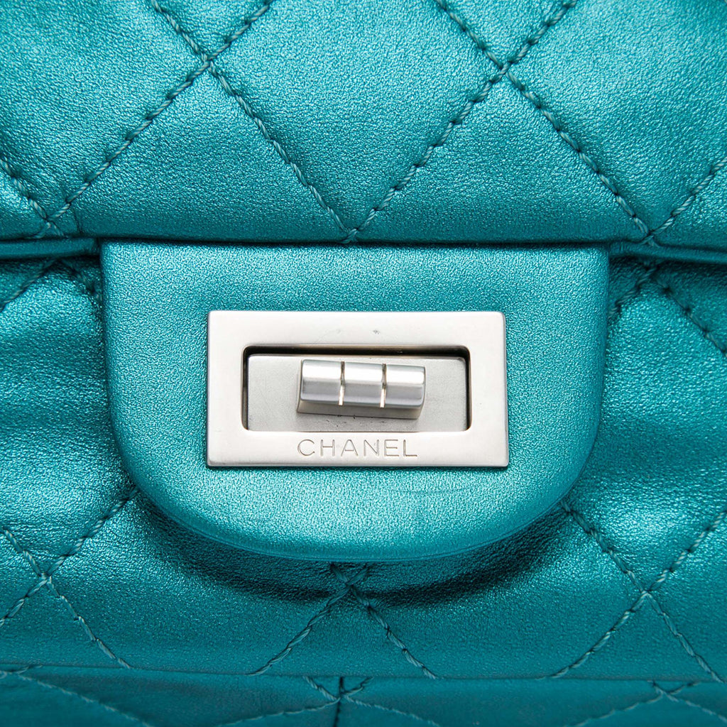 Chanel Quilted Metallic Calfskin Reissue 2.55 Flap 227