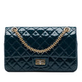 Chanel Quilted Patent Reissue 2.55 Double Flap 225