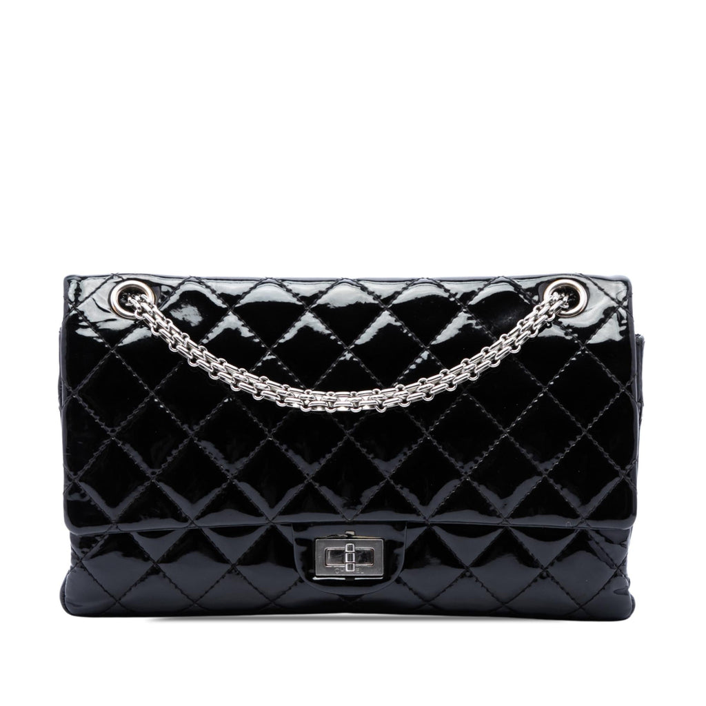 Chanel Quilted Patent Reissue 2.55 Double Flap 226