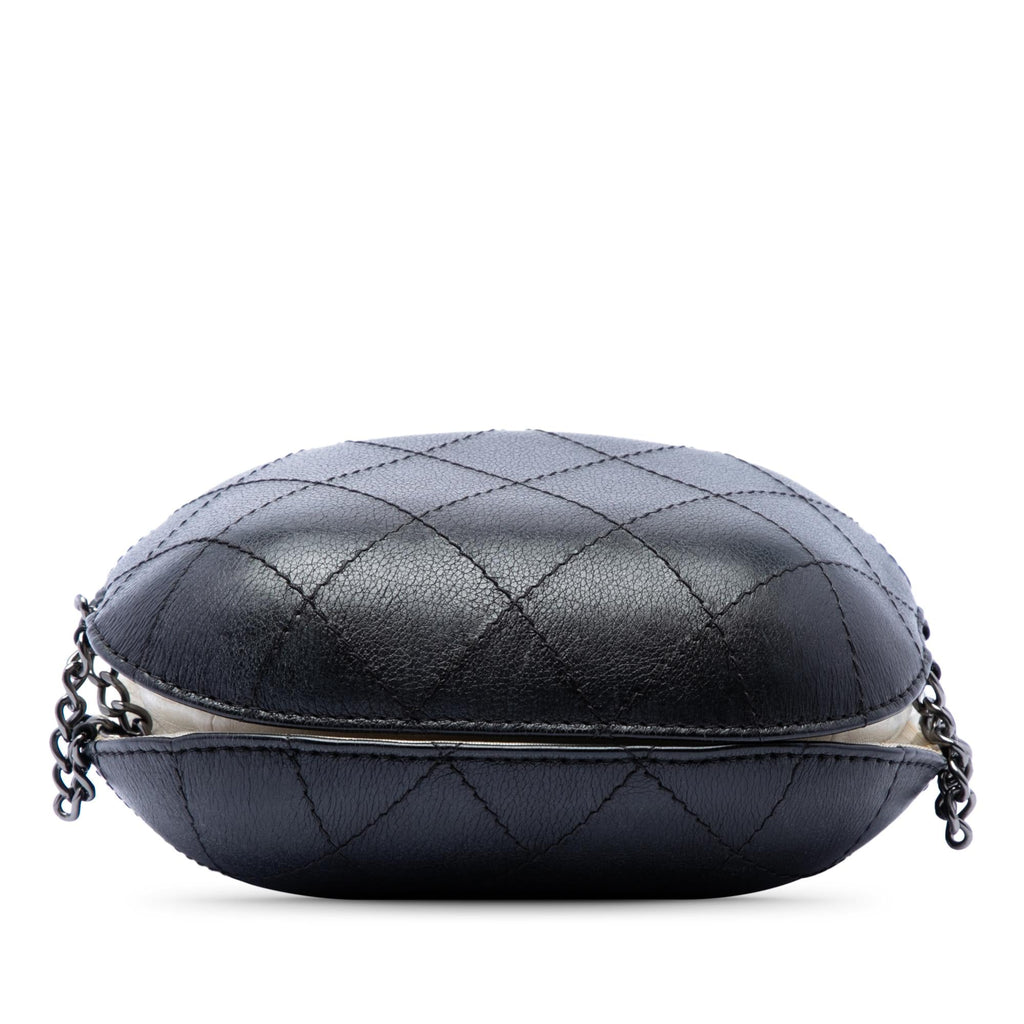 Chanel Small Bicolor Quilted Calfskin Gabrielle Bucket Bag