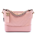 Chanel Small Chevron Aged Calfskin Gabrielle Hobo