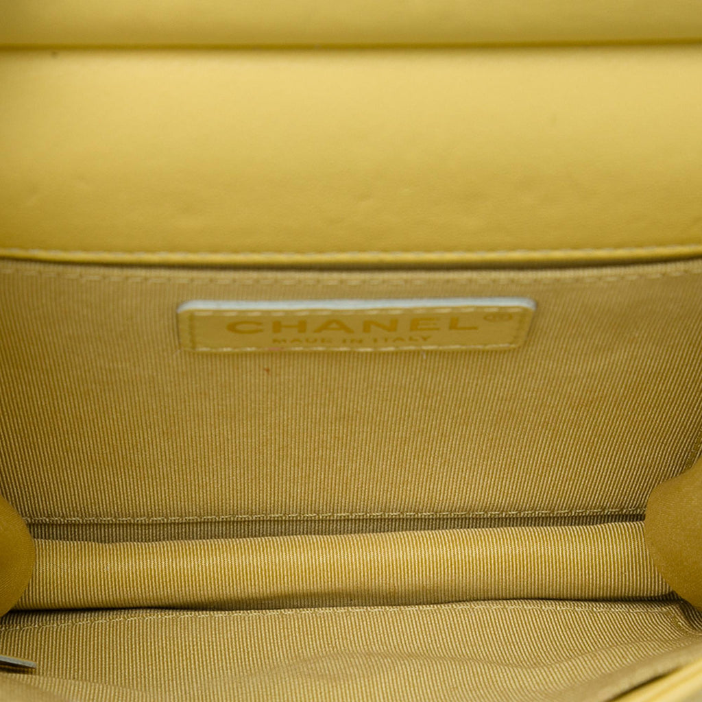 Chanel Small Quilted Lambskin Chic Pearls Flap