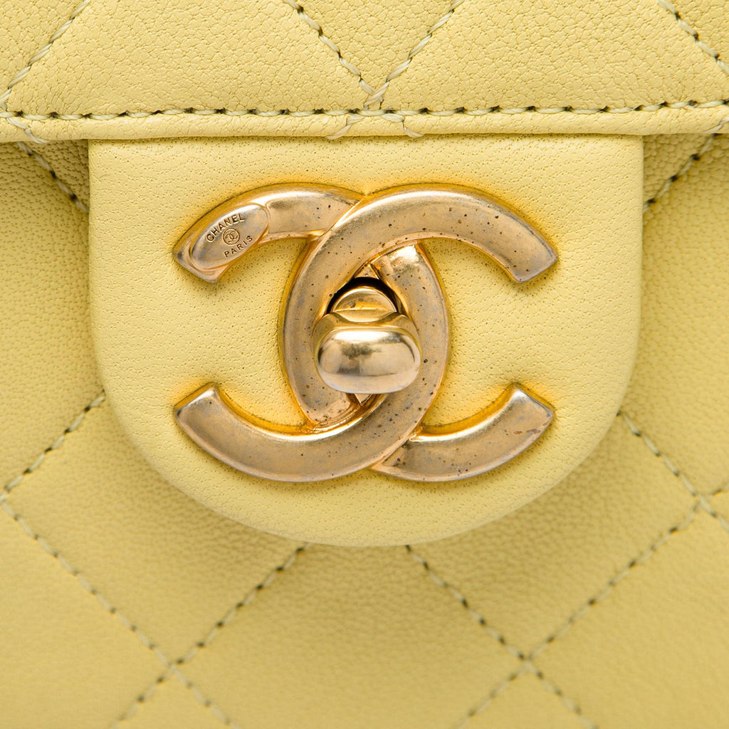 Chanel Small Quilted Lambskin Chic Pearls Flap