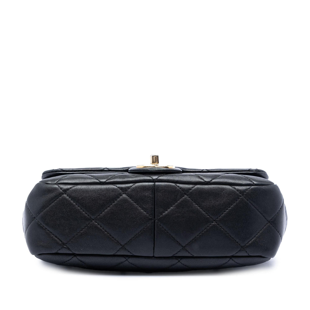 Chanel Small Quilted Lambskin Round Top Handle Flap