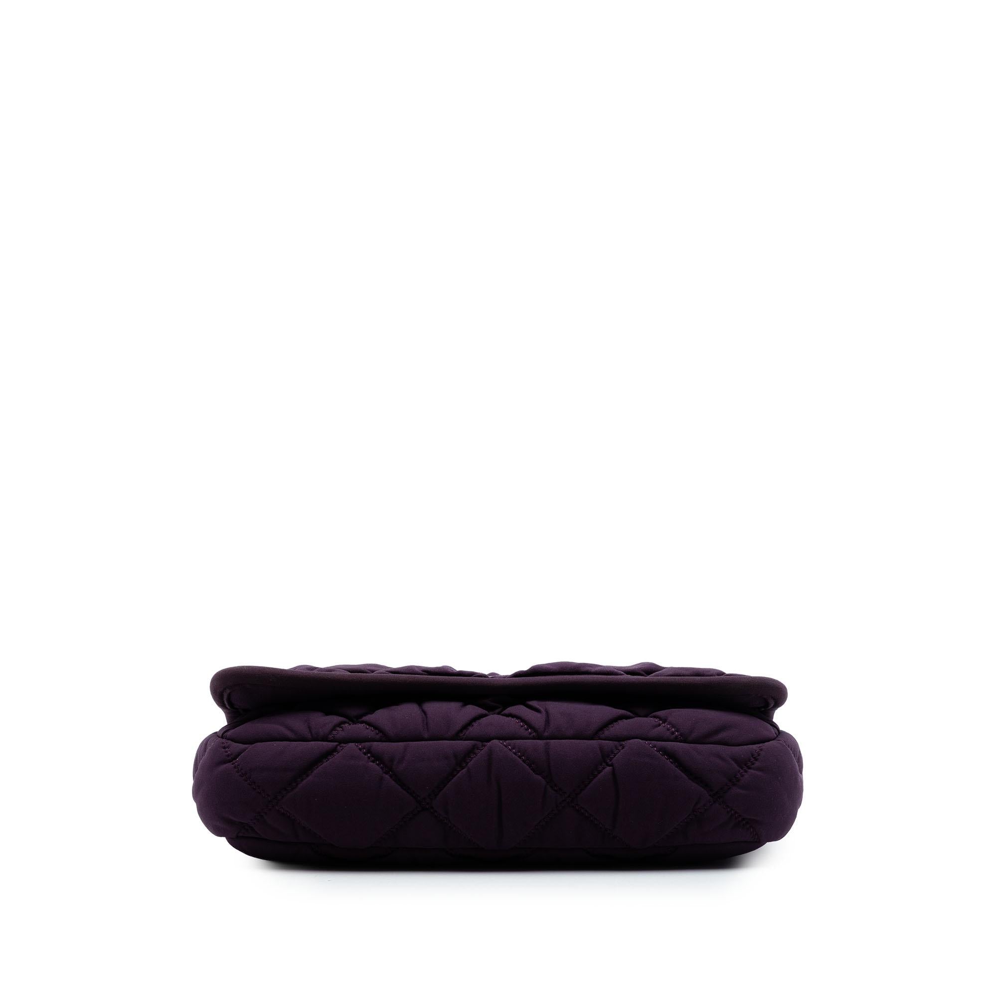 Chanel Small Quilted Nylon Bubble Flap