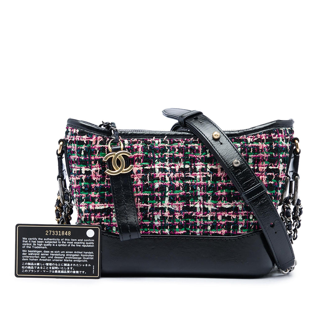 Chanel Small Tweed and Lambskin Gabrielle Crossbody