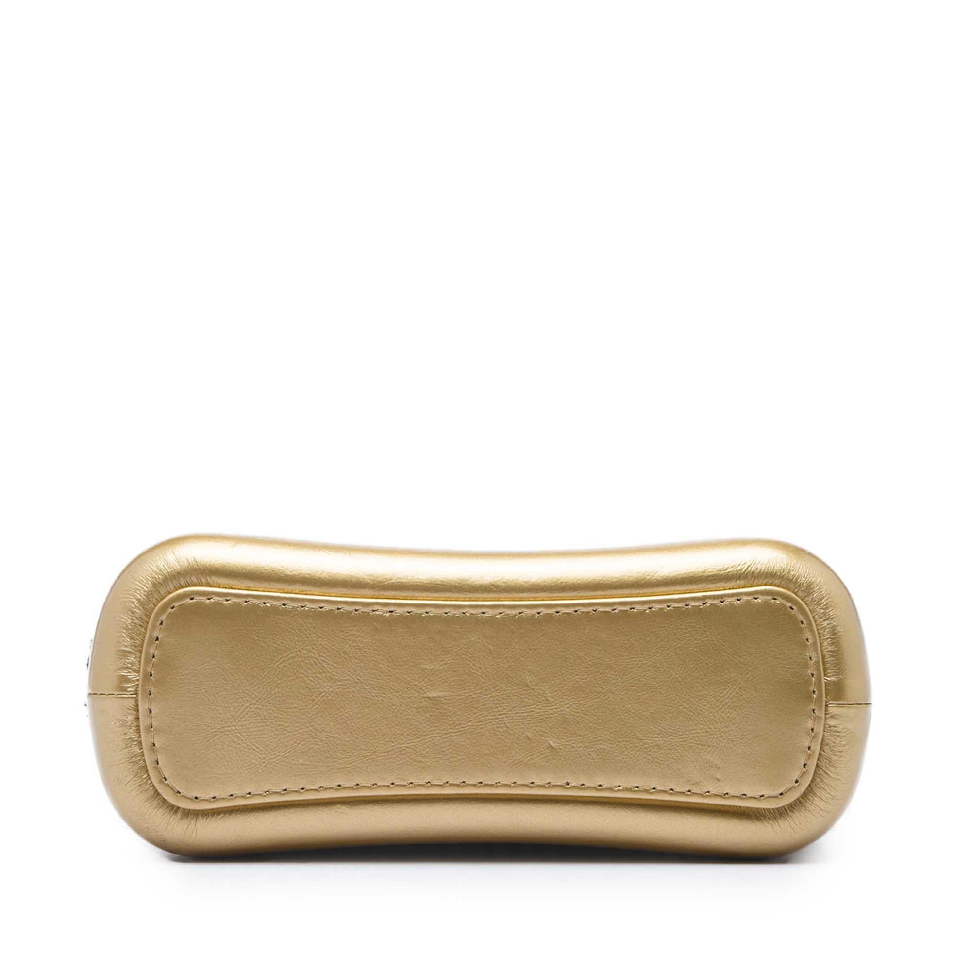 Chanel Small Tweed and Metallic Calfskin Gabrielle Crossbody