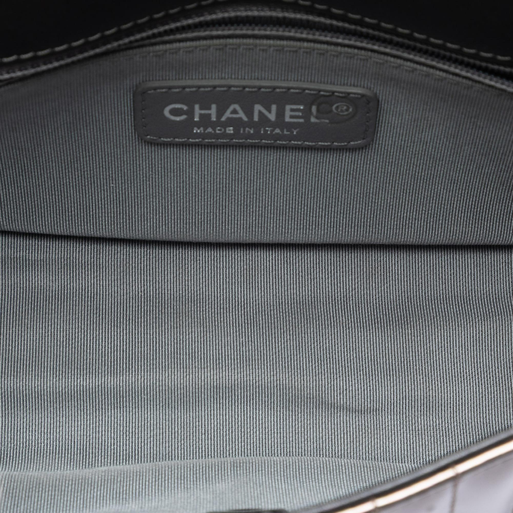 Chanel Small Vertical Quilted Patent Maharaja Express Flap