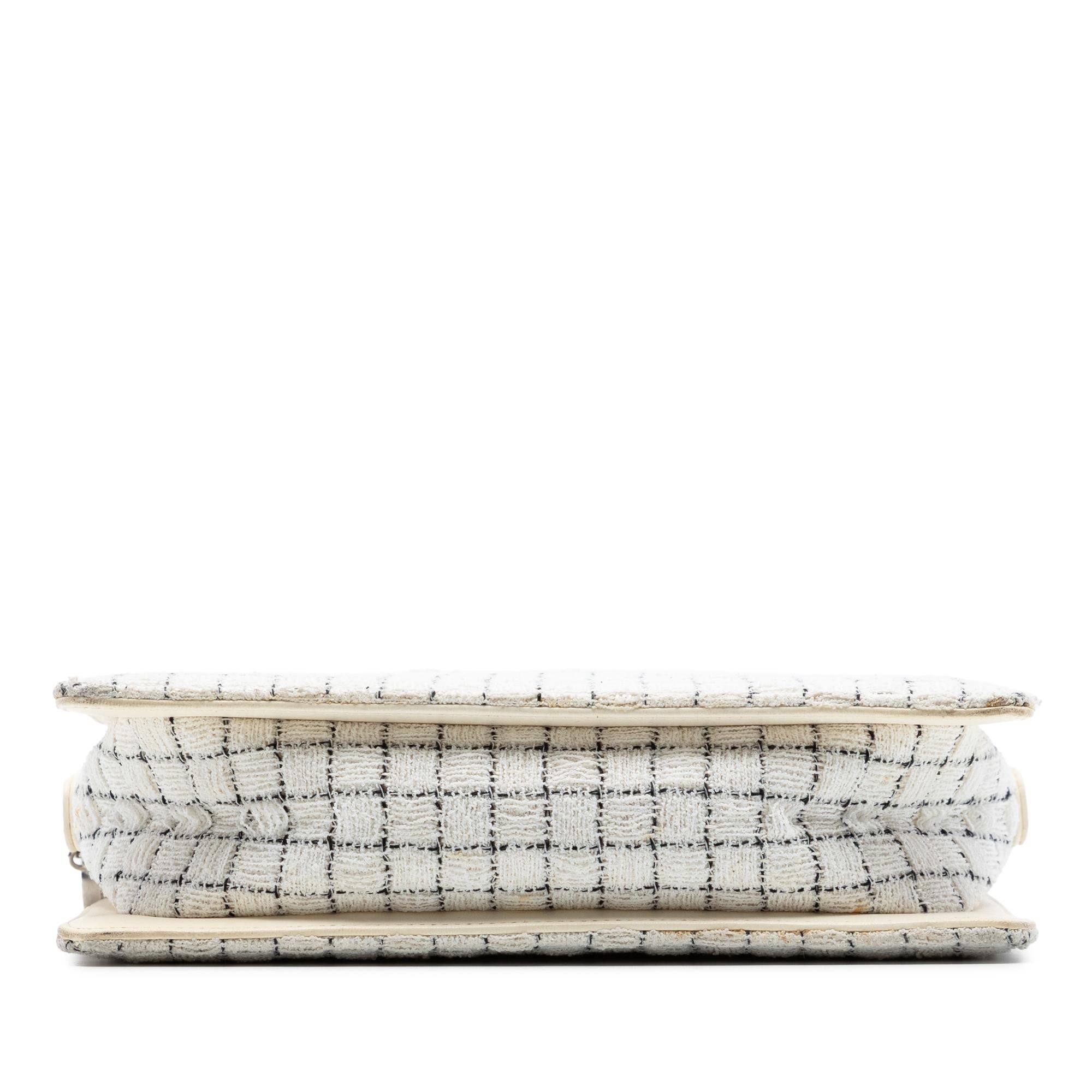 Chanel Tweed and Resin Zipped Shopping Bag