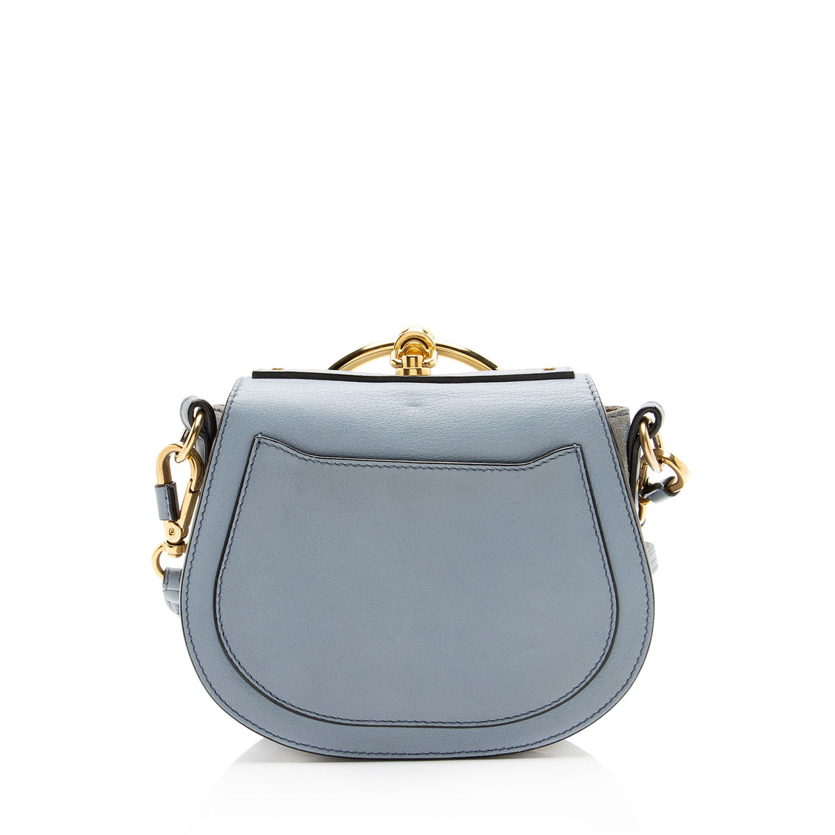 Chloe Calfskin Suede Nile Small Bracelet Bag