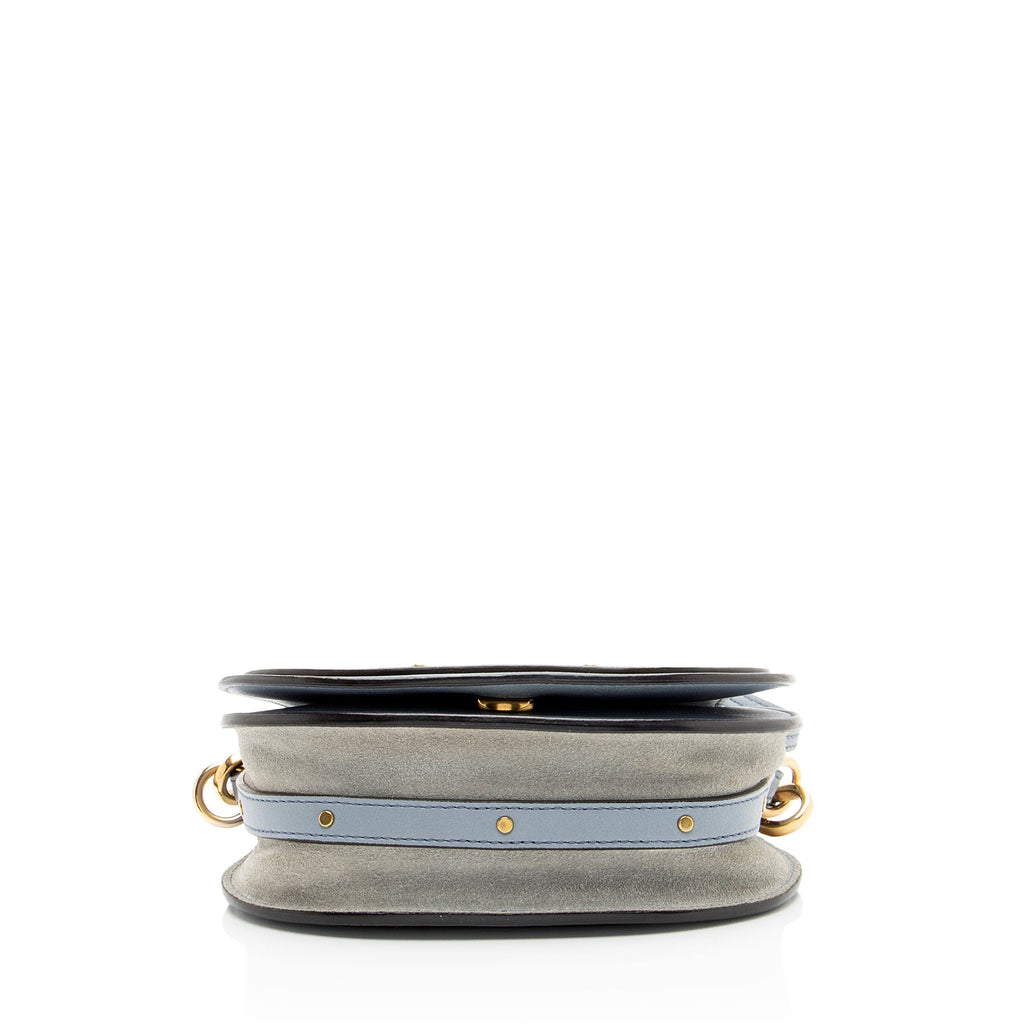 Chloe Calfskin Suede Nile Small Bracelet Bag