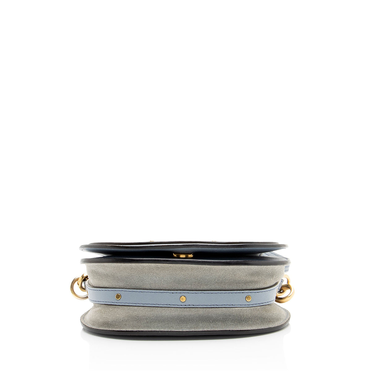 Chloe Calfskin Suede Nile Small Bracelet Bag