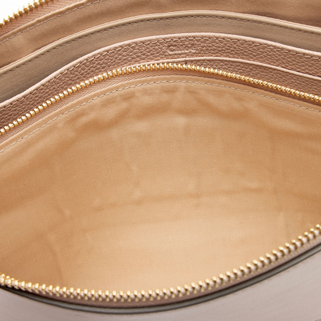 Chloe Grained Calfskin Joe Clutch