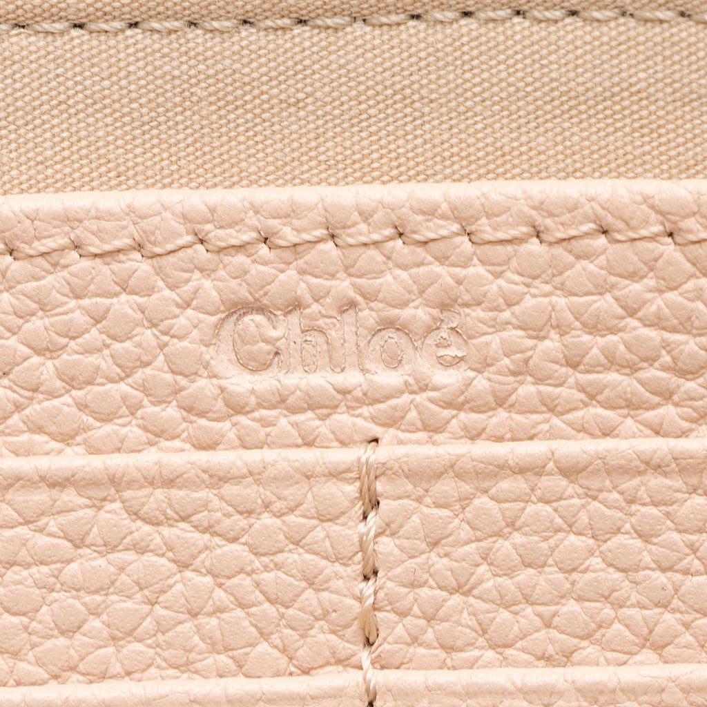 Chloe Grained Calfskin Joe Clutch