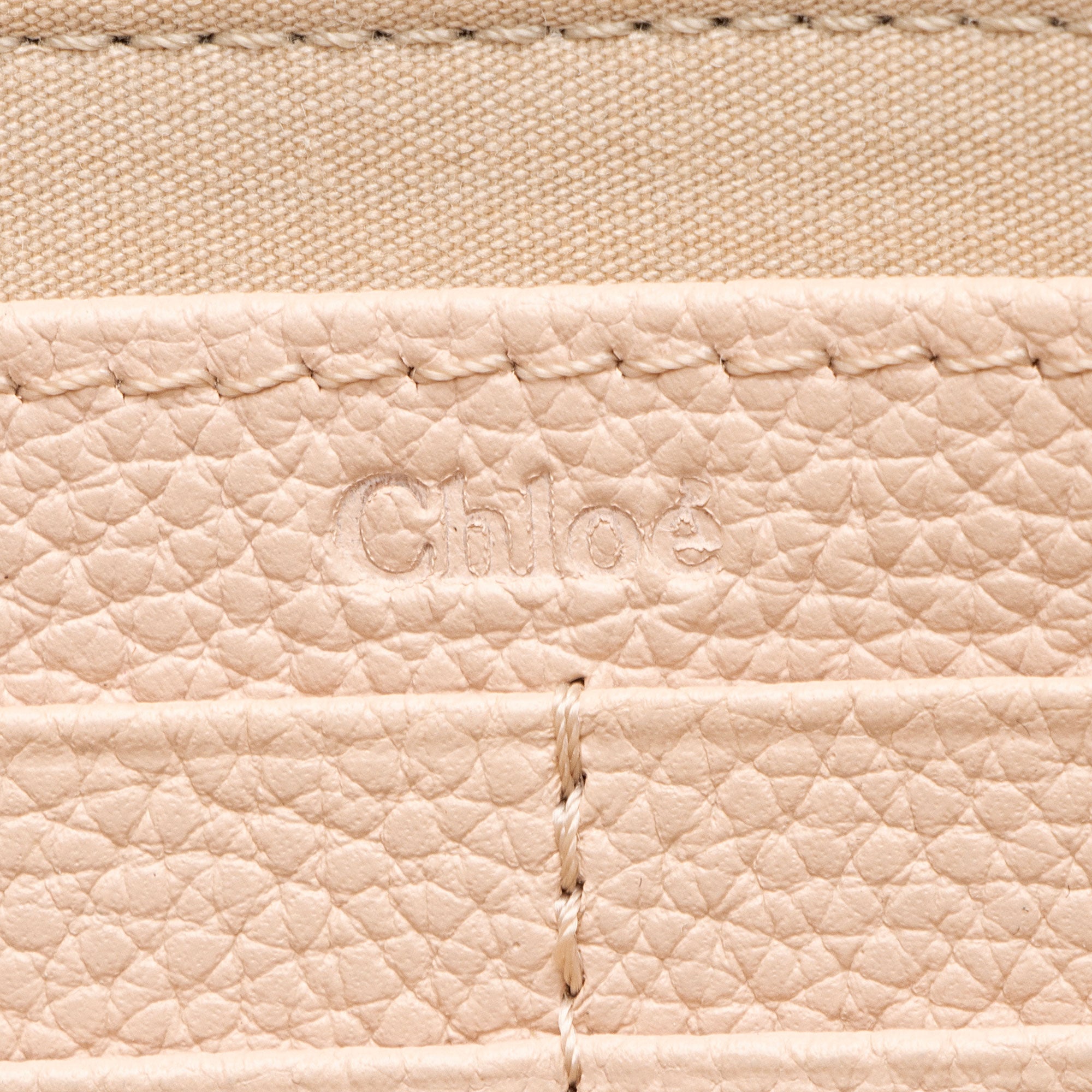 Chloe Grained Calfskin Joe Clutch