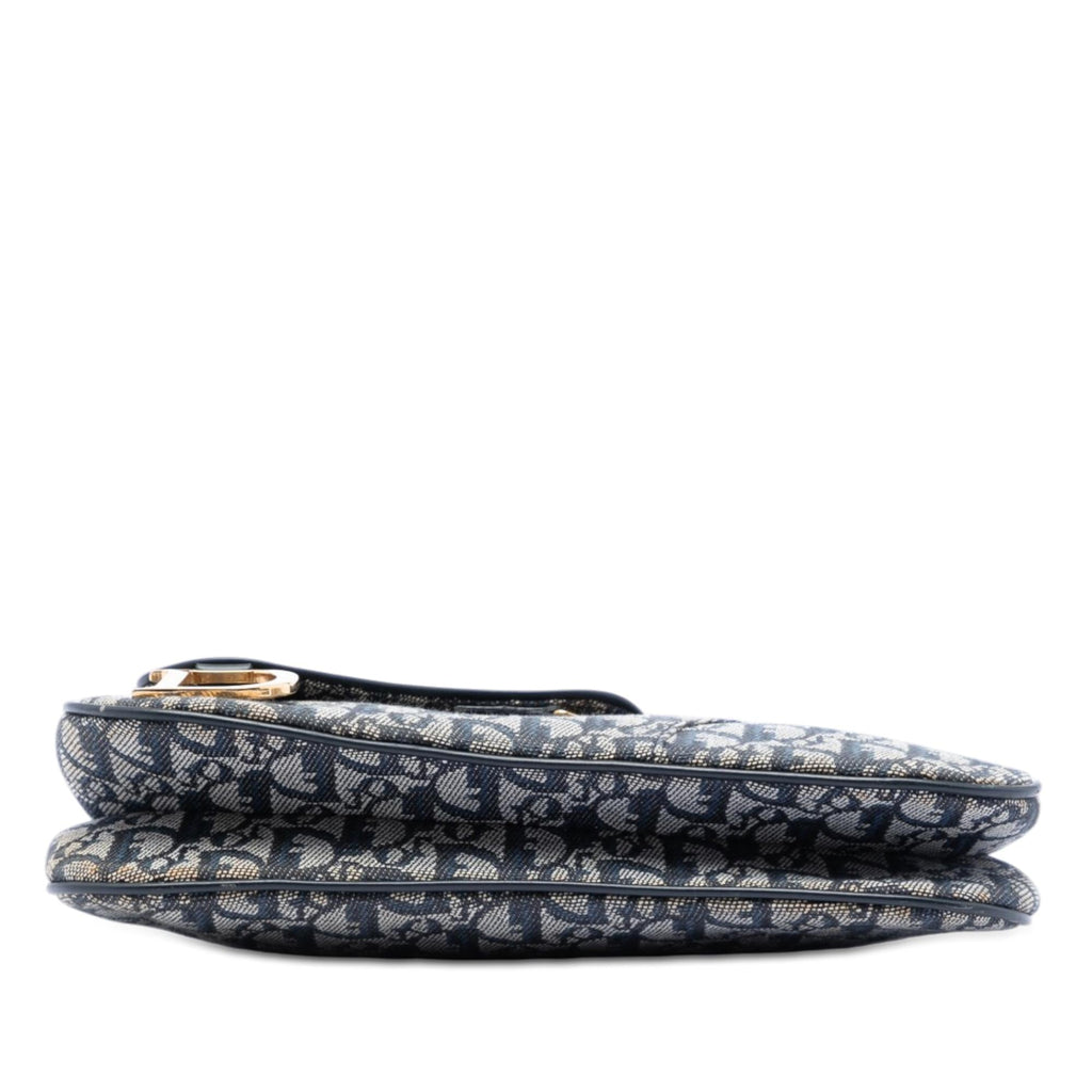 Dior Diorissimo Trotter Canvas Double Saddle Crossbody