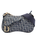 Dior Diorissimo Trotter Canvas Double Saddle Crossbody