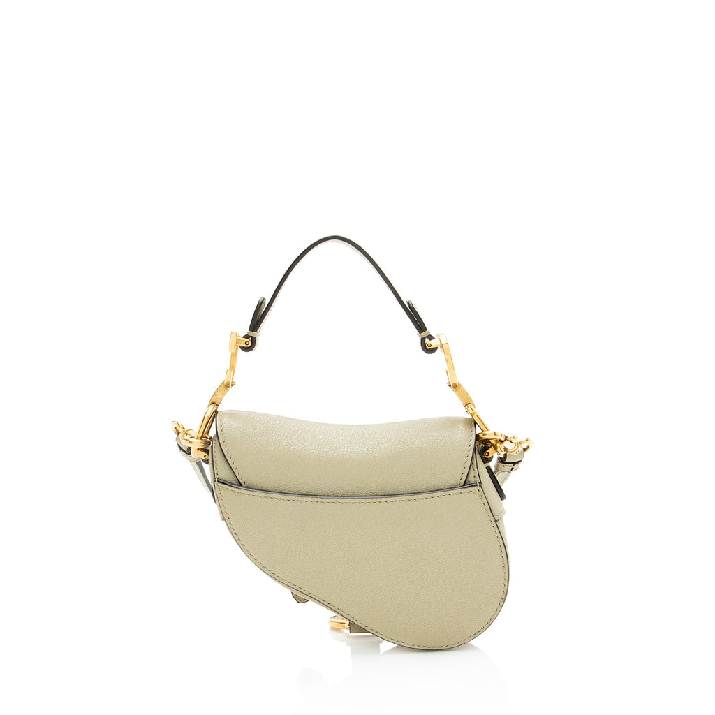 Dior Goatskin Micro Saddle Bag