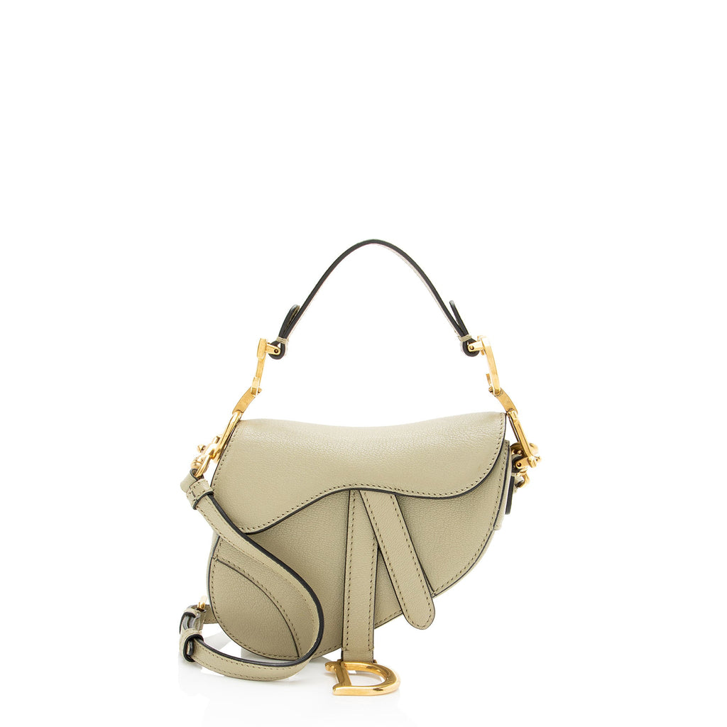 Dior Goatskin Micro Saddle Bag