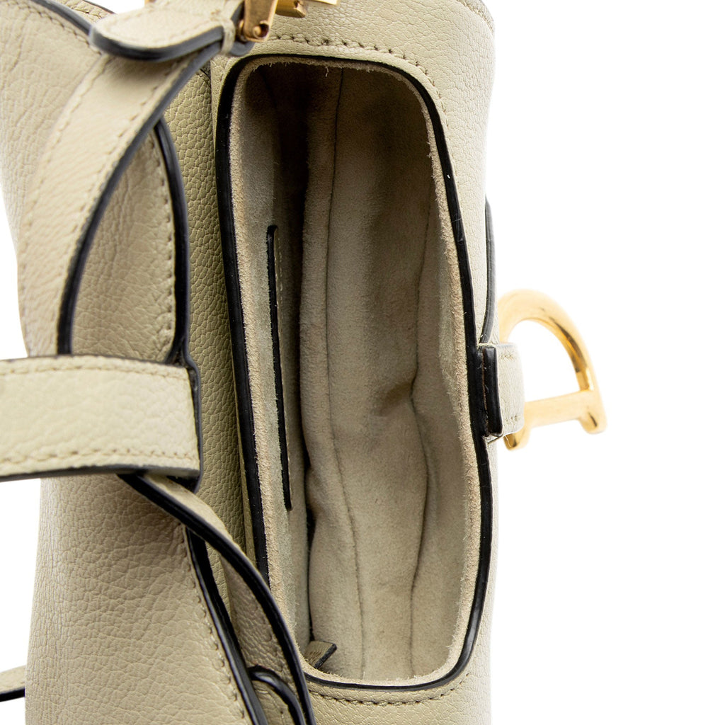Dior Goatskin Micro Saddle Bag