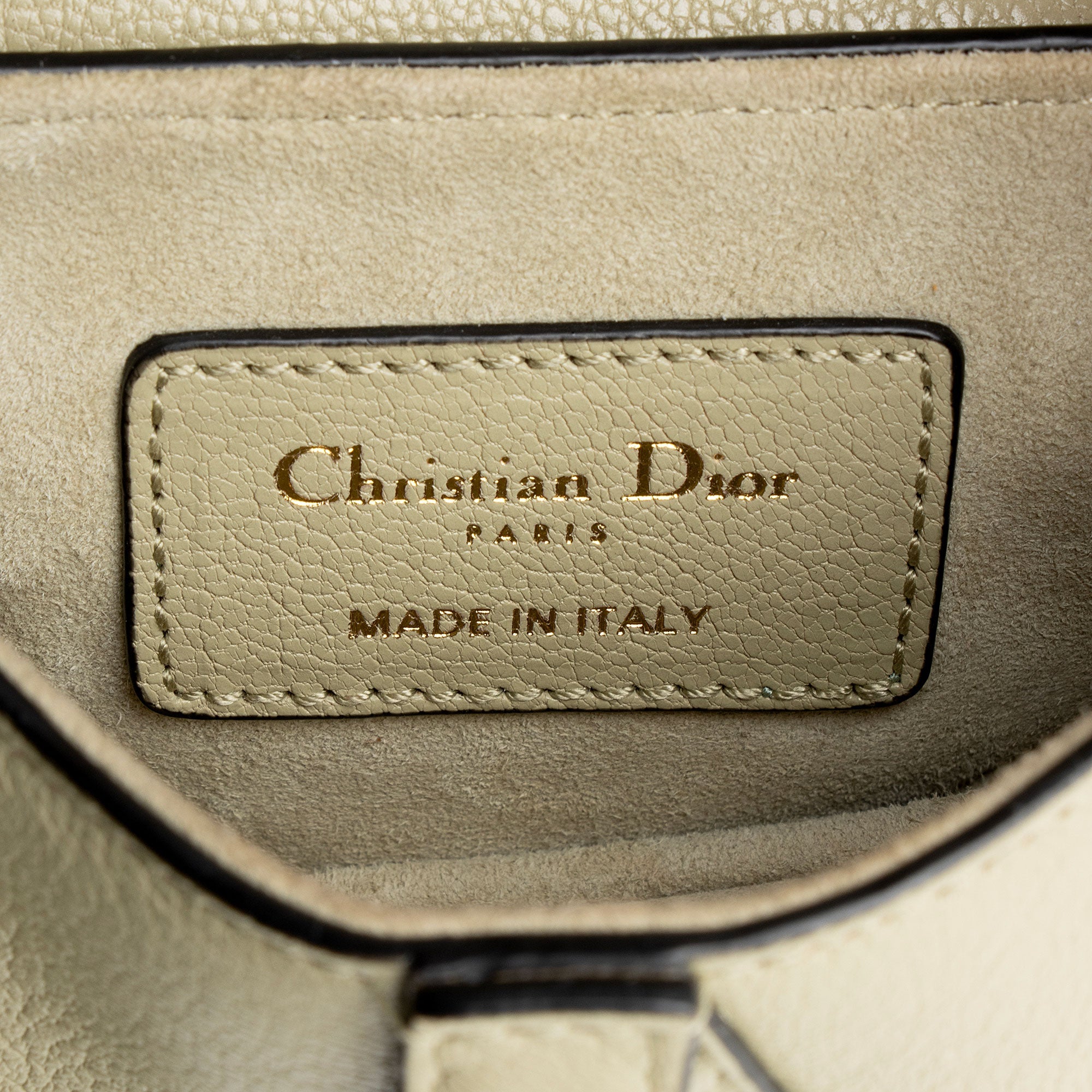Dior Goatskin Micro Saddle Bag