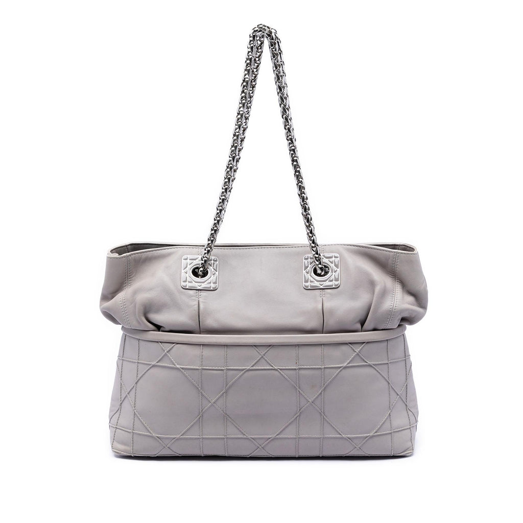 Dior Lambskin Cannage Granville Chain Tote