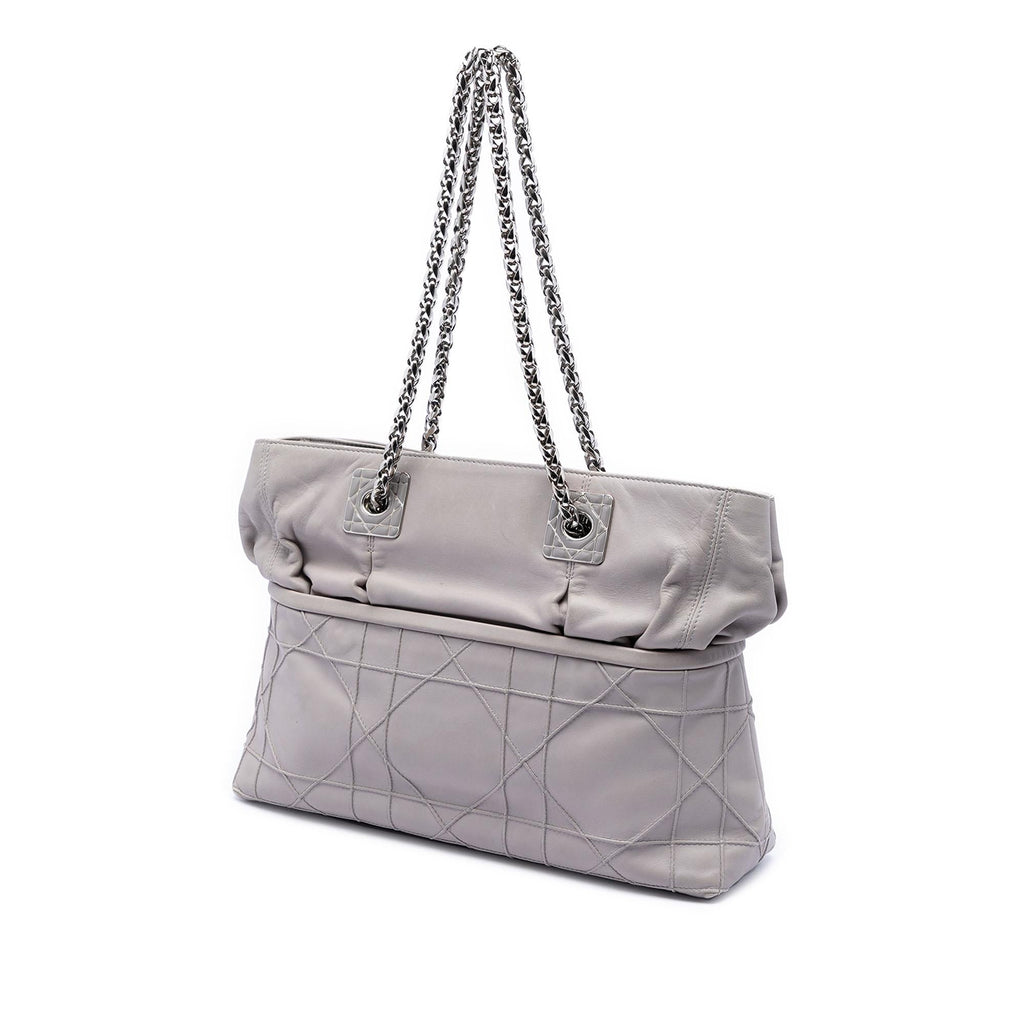 Dior Lambskin Cannage Granville Chain Tote