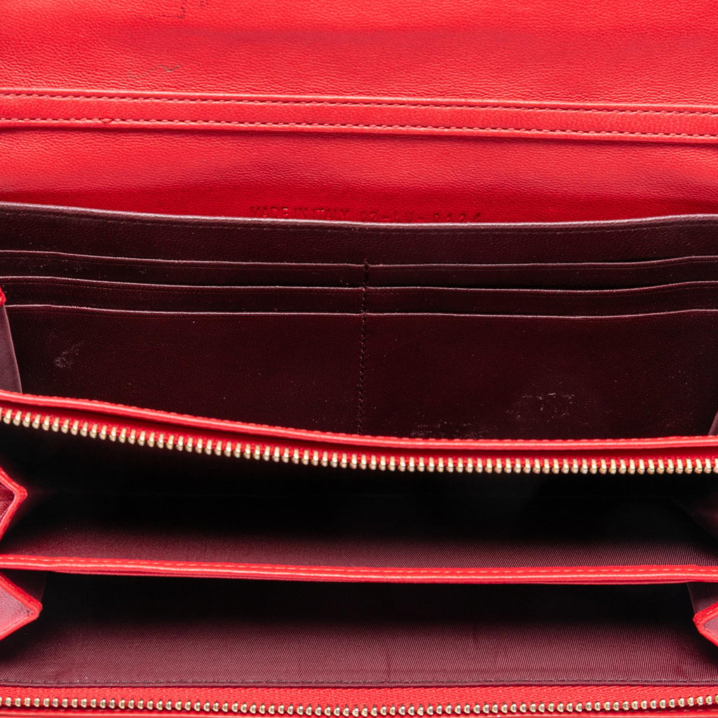 Dior Lambskin Cannage Miss Dior Promenade Wallet on Chain