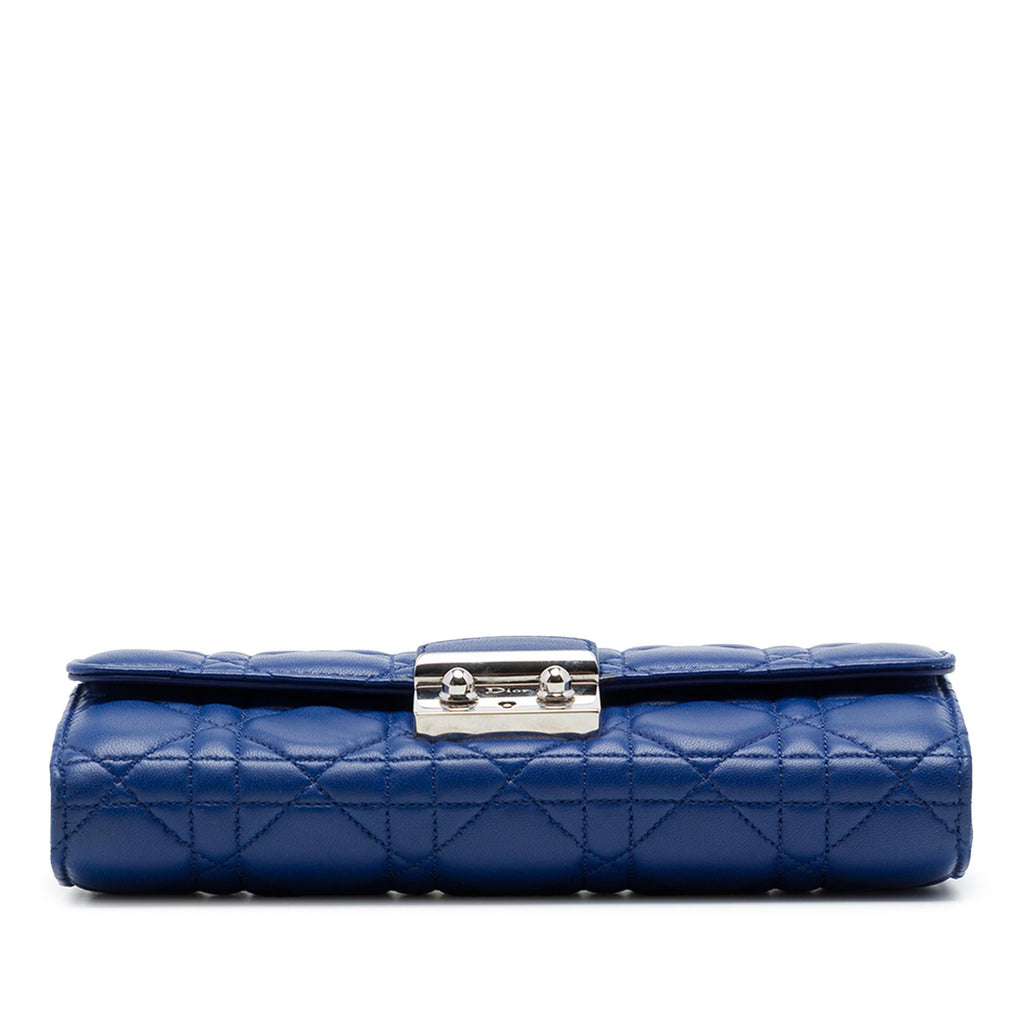 Dior Lambskin Cannage Miss Dior Promenade Wallet on Chain