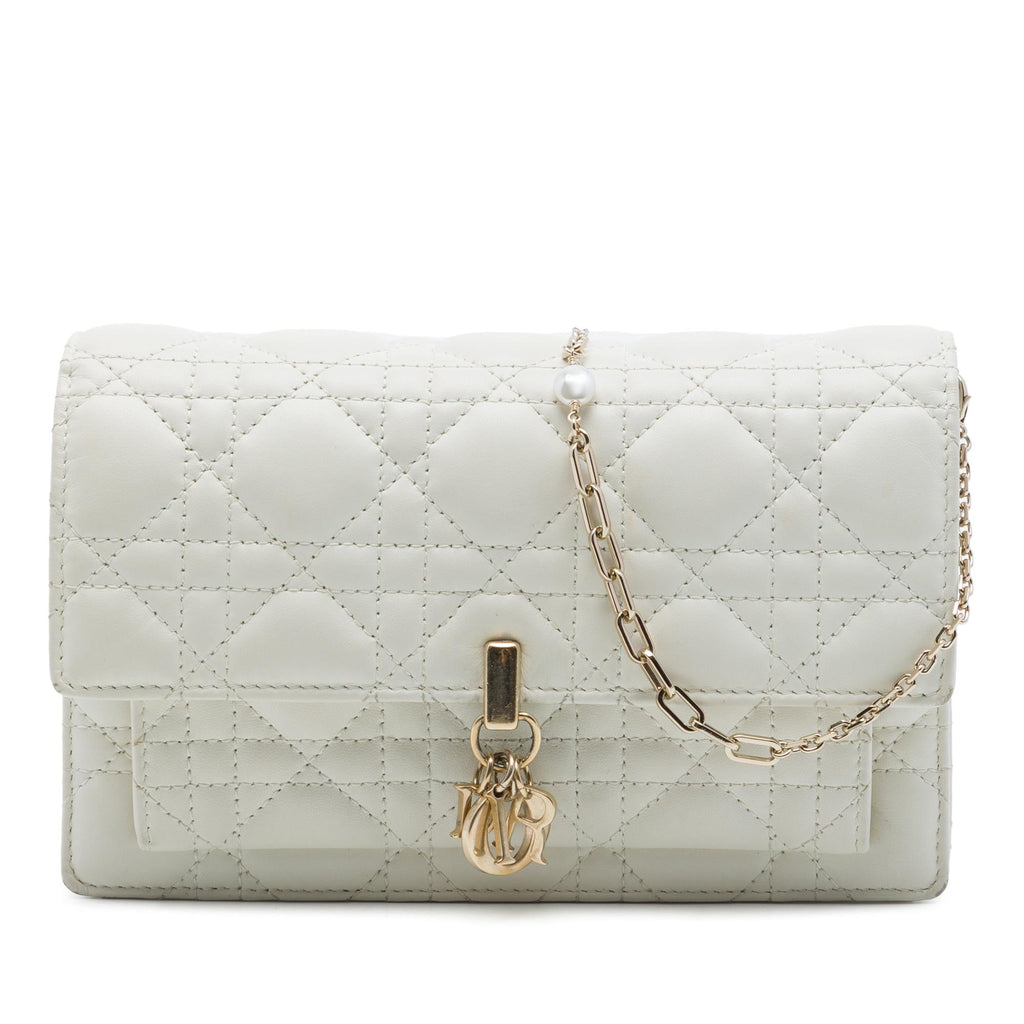 Dior Lambskin Cannage My Dior Daily Chain Pouch