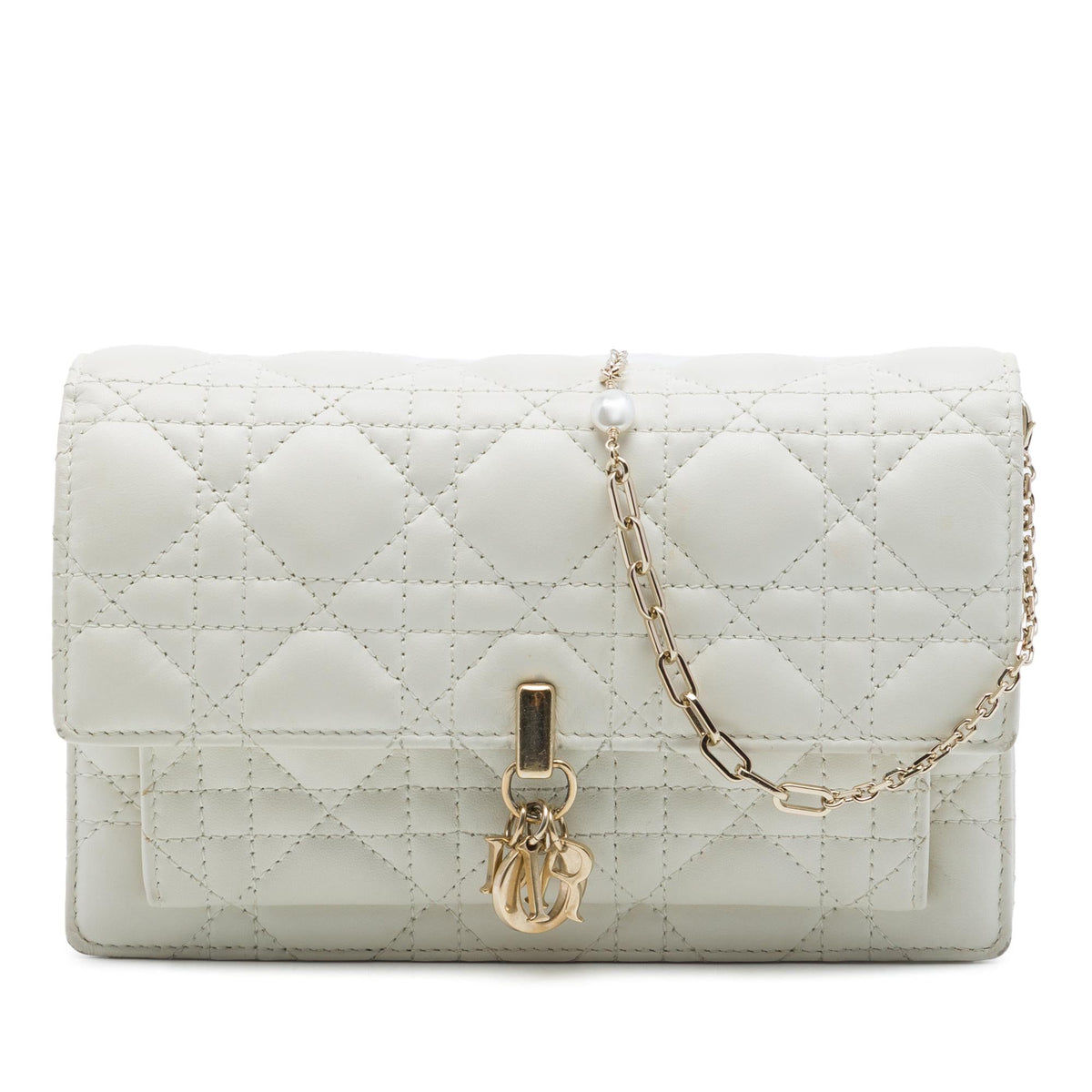 Dior Lambskin Cannage My Dior Daily Chain Pouch
