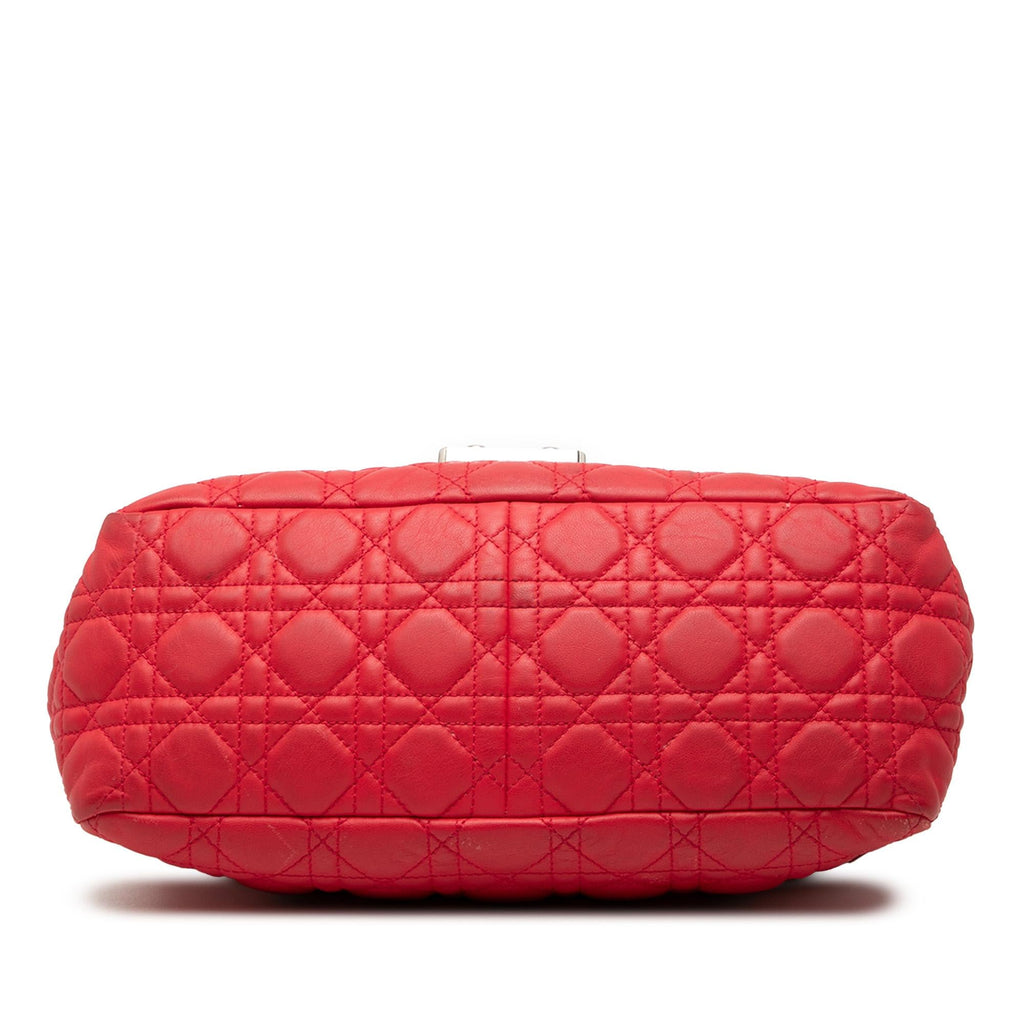 Dior Lambskin Cannage New Lock Shoulder Bag