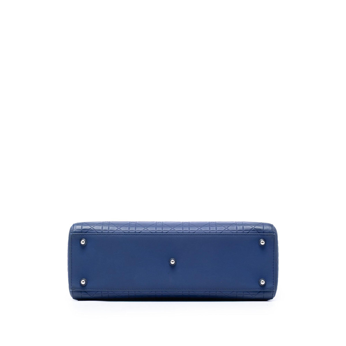 Dior Large Ultra Matte Calfskin Cannage Embossed Lady Dior