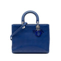 Dior Large Ultra Matte Calfskin Cannage Embossed Lady Dior