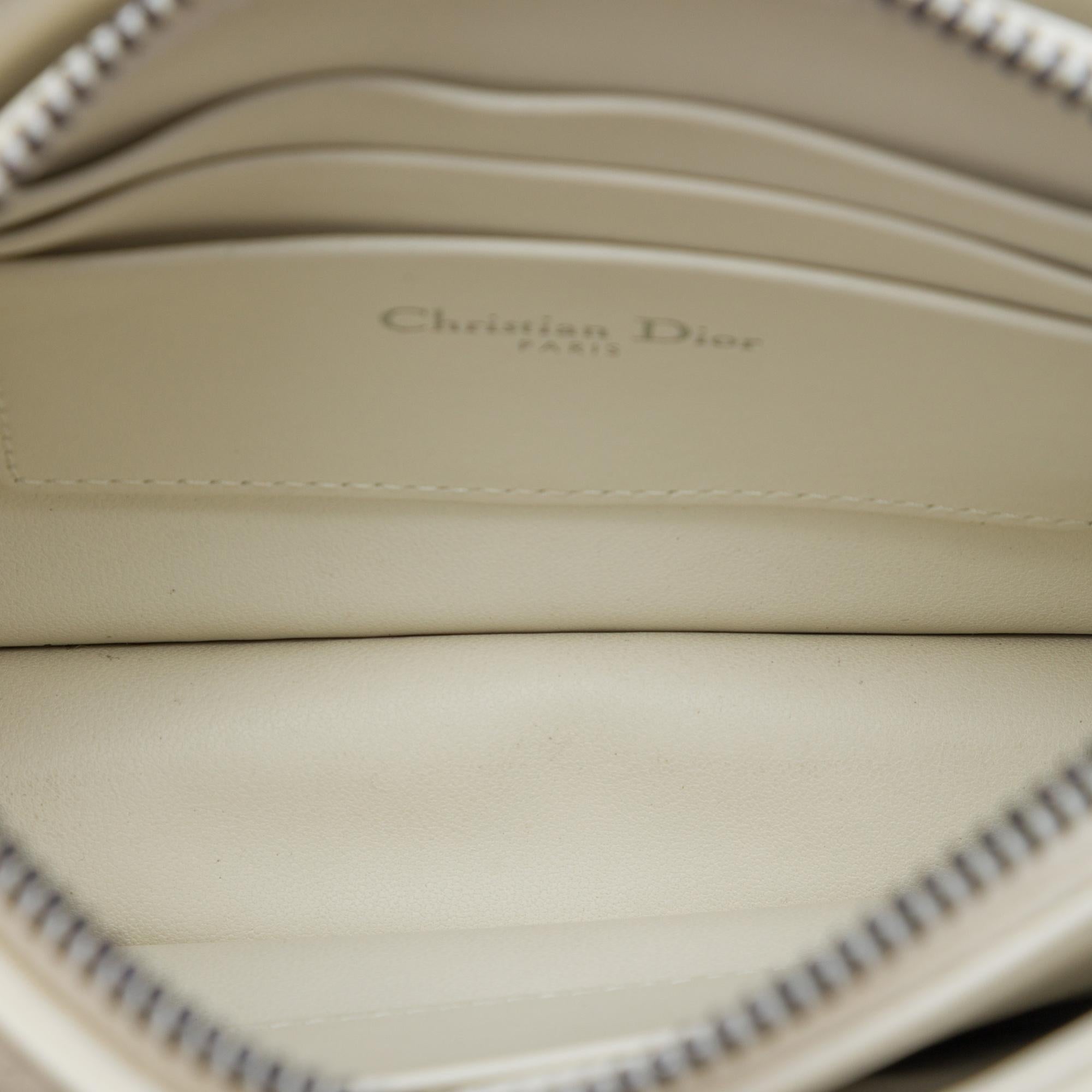 Dior Macrocannage Diamond Calfskin Caro Every Dior Pouch