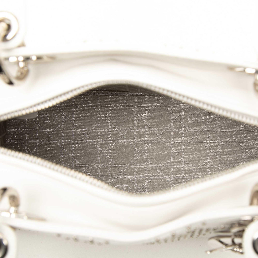 Dior Medium Calfskin Studded Lady Dior
