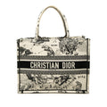 Dior Medium Canvas Embroidered Zodiac Toile De Jouy Book Tote