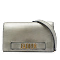 Dior Metallic Calfskin JAdior Clutch with Chain