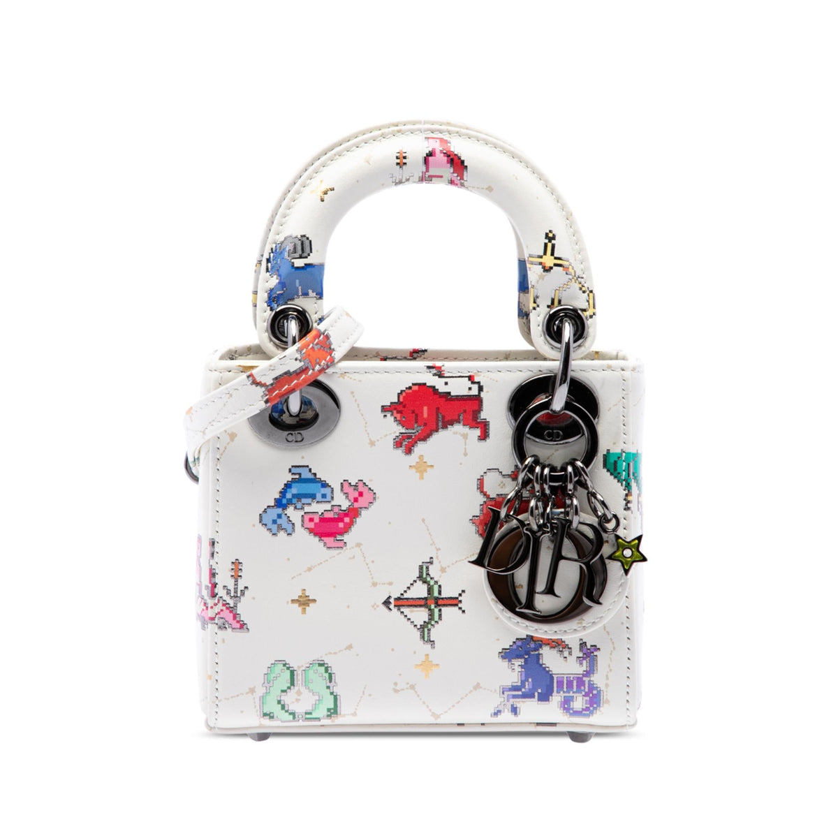 Dior Micro Calfskin Pixel Zodiac Lady Dior