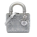 Dior Mini Satin Cannage Crystal Embellished Lady Dior
