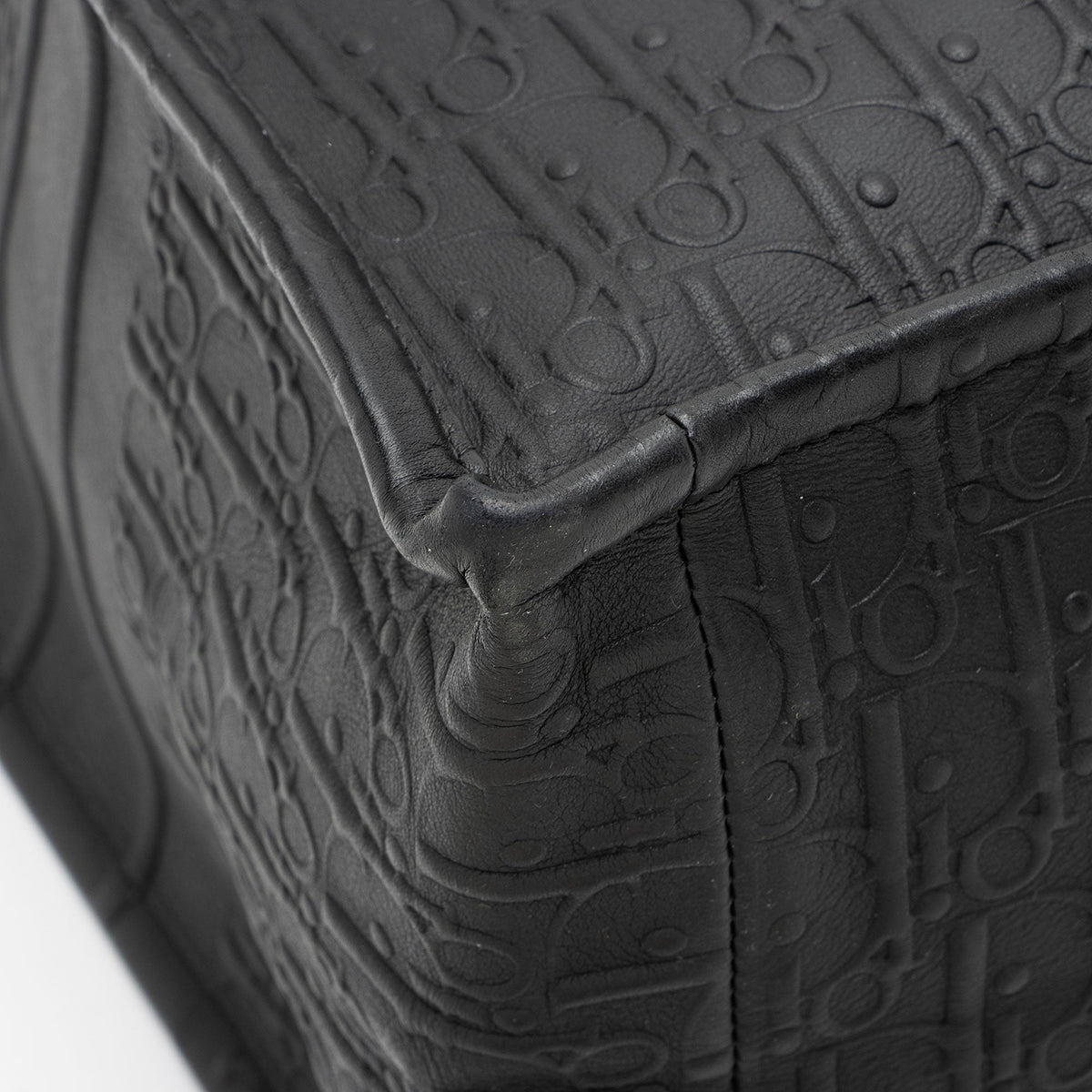 Dior Oblique Embossed Calfskin Large Book Tote