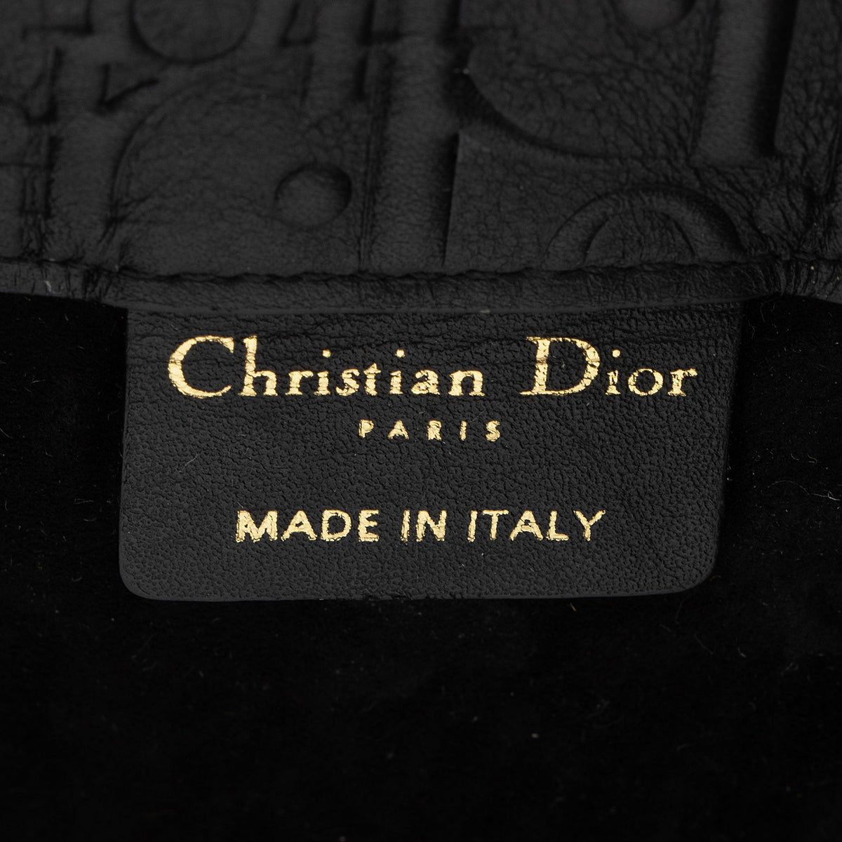 Dior Oblique Embossed Calfskin Large Book Tote