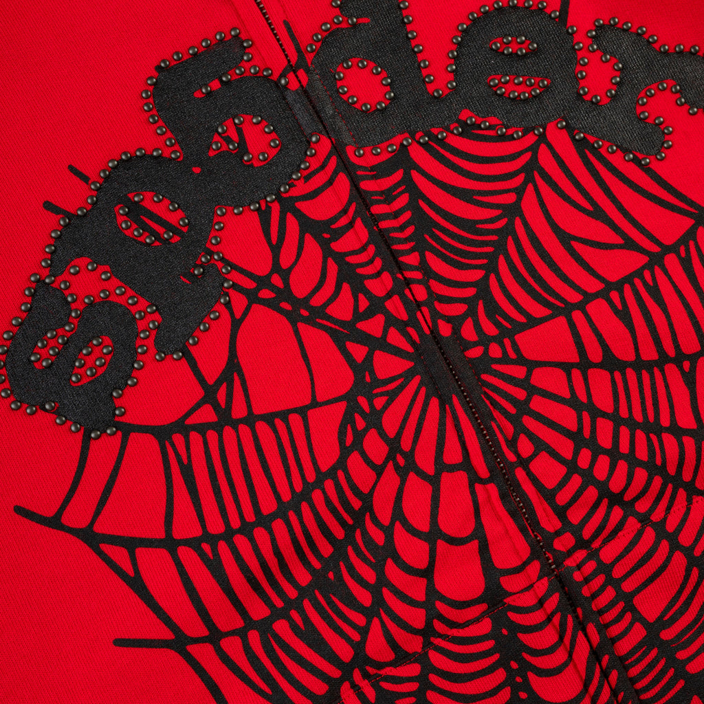 OG WEB STUDDED ZIP HOODIE