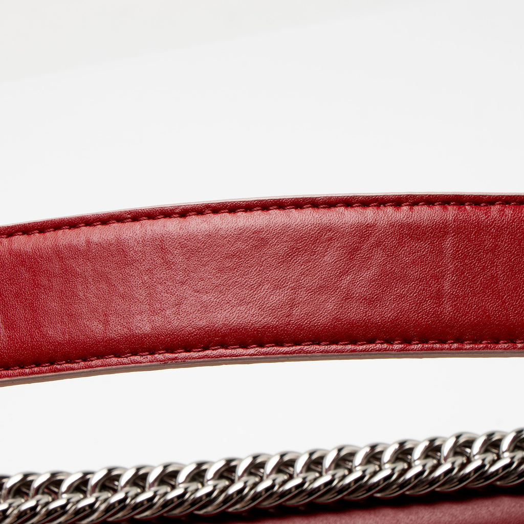 Fendi Calfskin Studded Kan I Medium Shoulder Bag